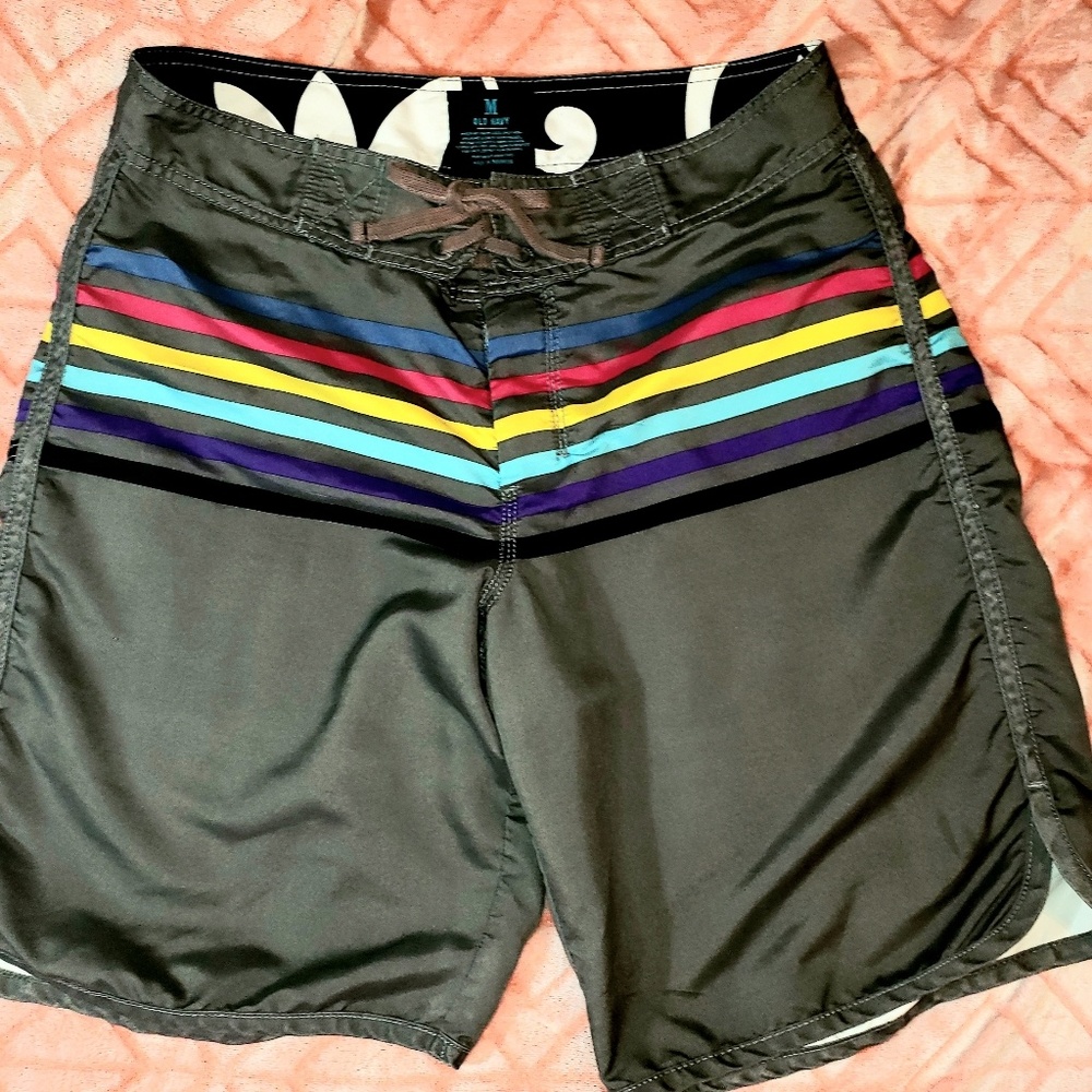 Mens Old Navy Striped Board short